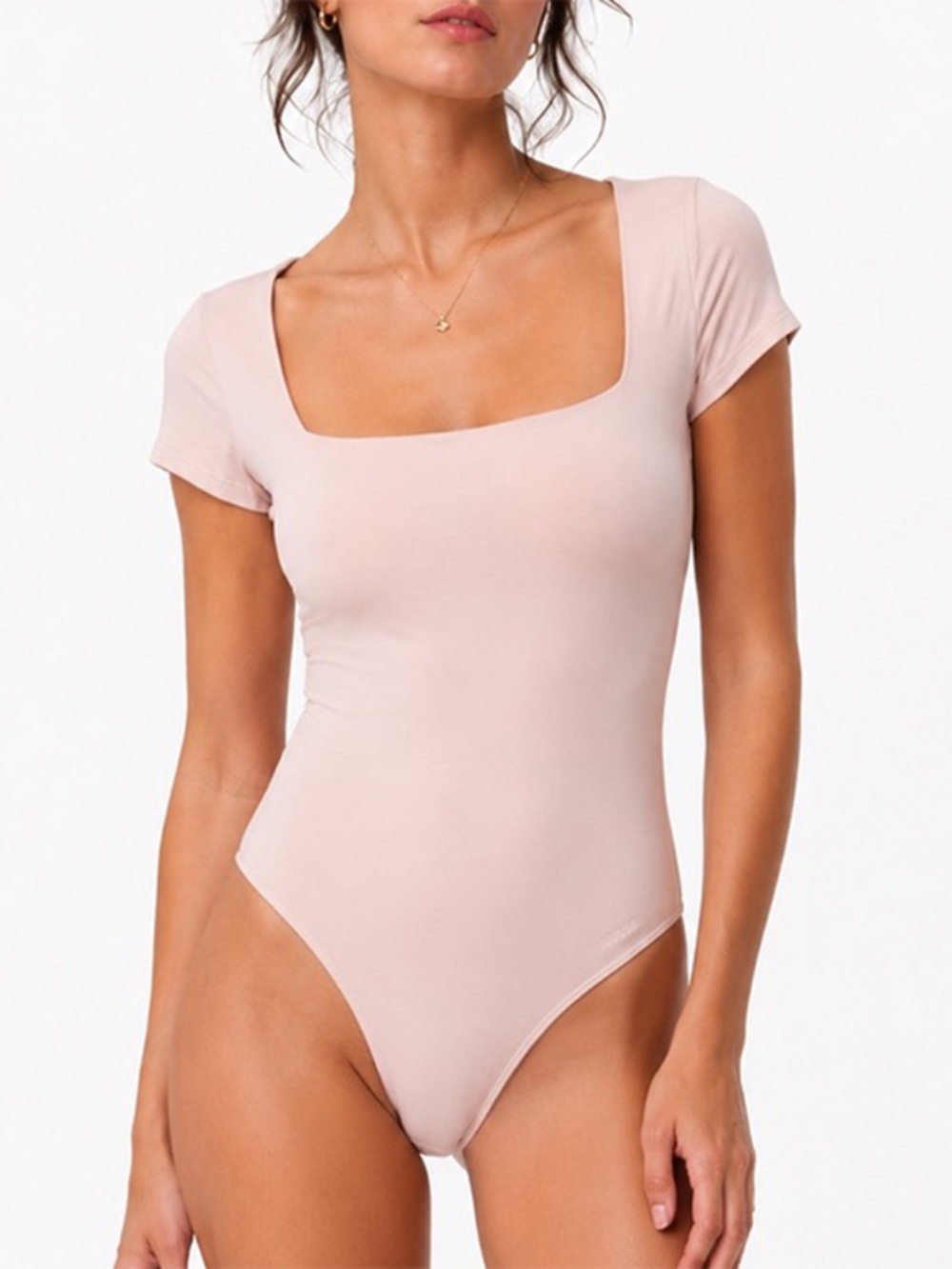 Aritzia Contour Square Neck Bodysuit - Picture 2 of 12